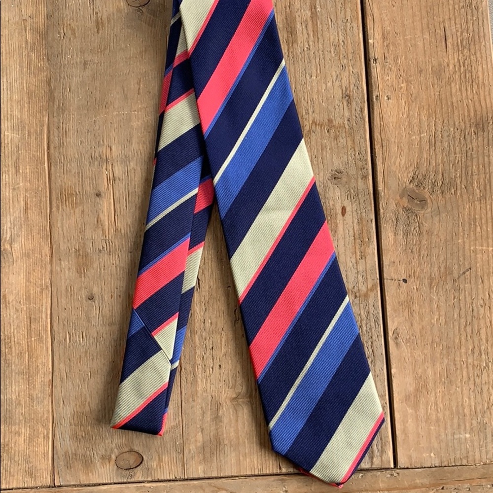 COPY - Custom Eton of Sweden stripe silk tie